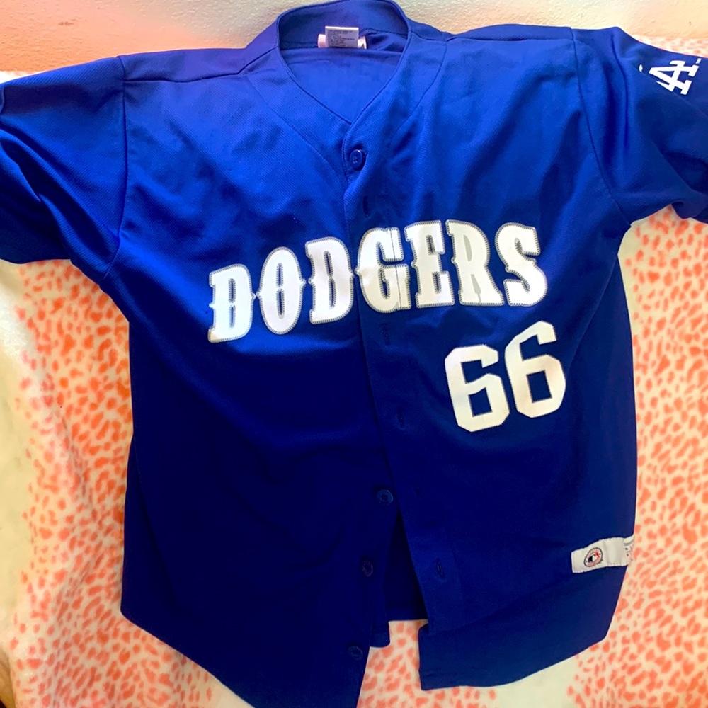 Dodger jersey puig 66